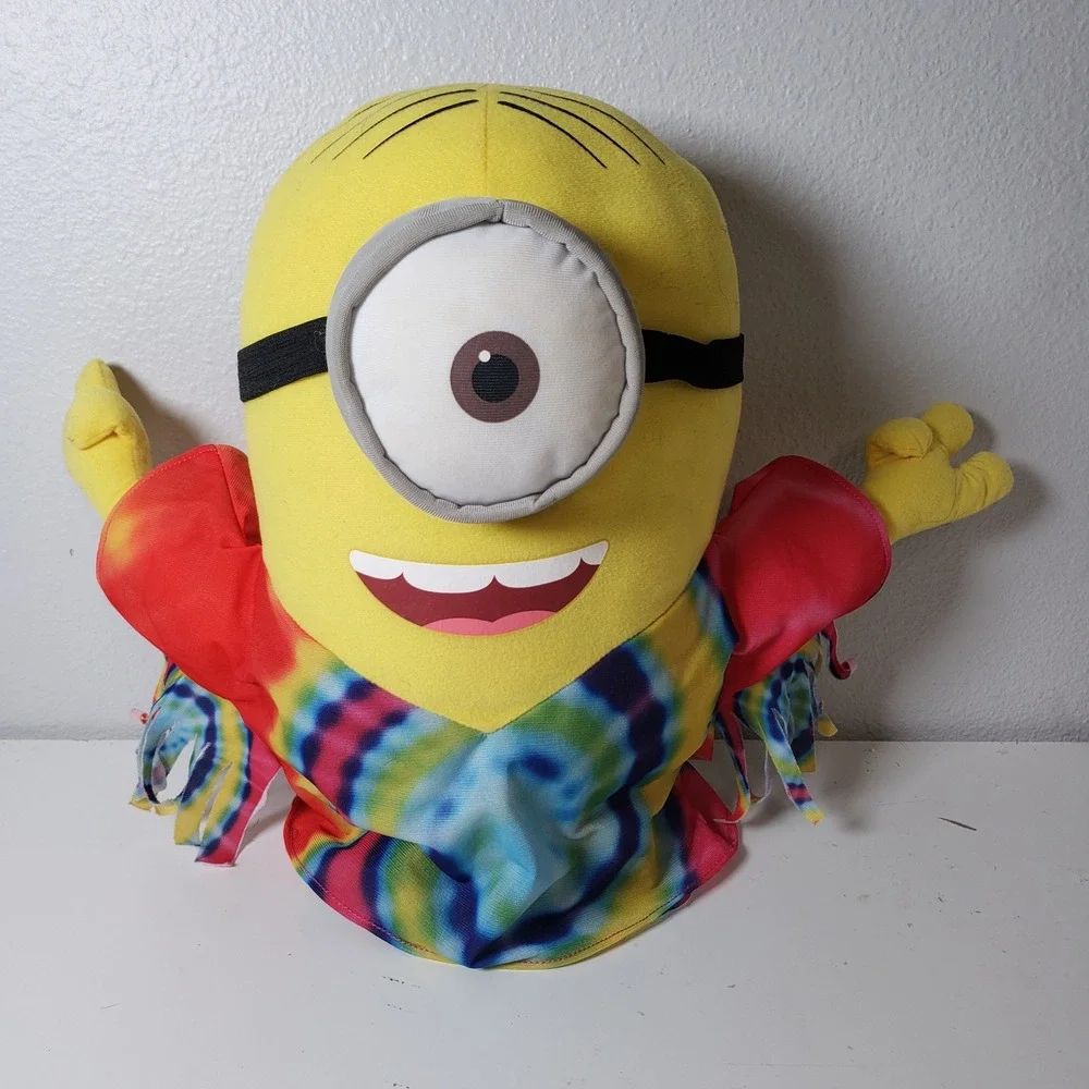 Stuart Minion Tie Dye Peace Plush‎ 15